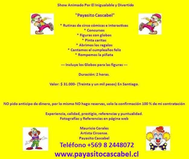 Fiestas Infantiles en SANTIAGO, Metropolitana