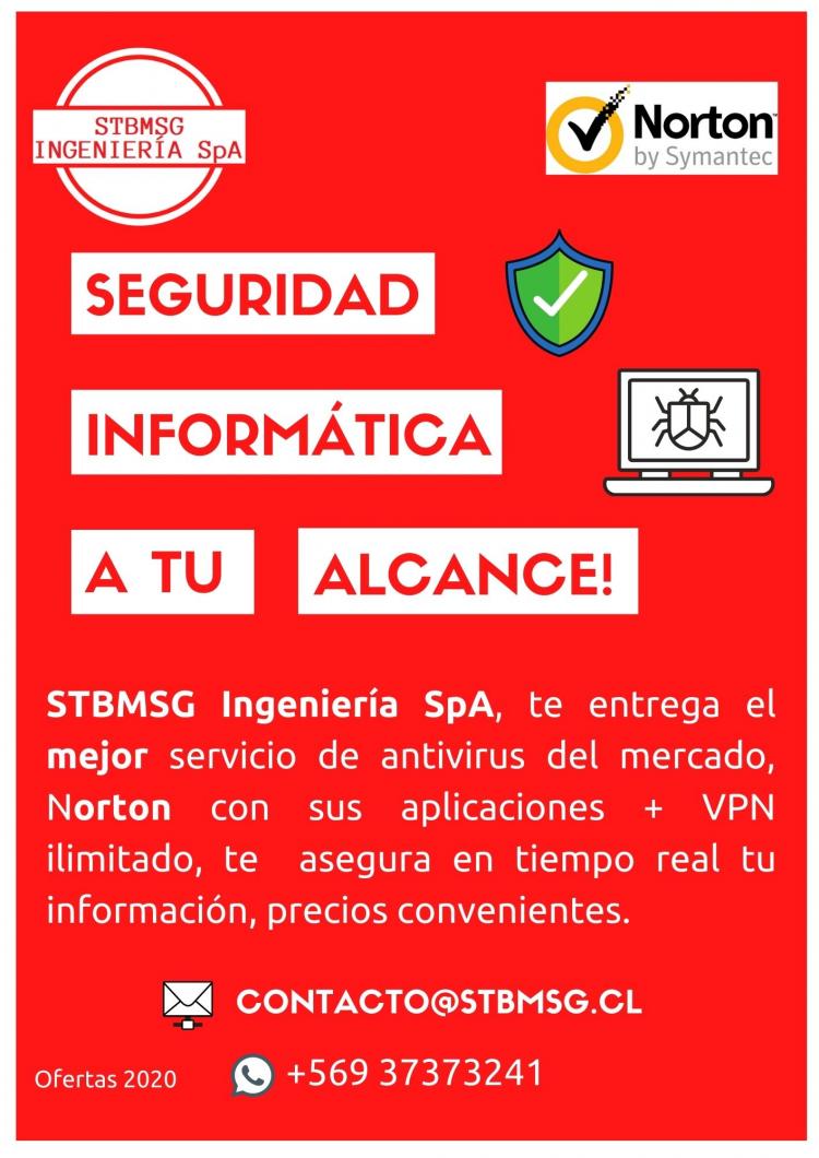 Fotografía 1 de Antivirus con implementacion Norton + VPN ilimitado