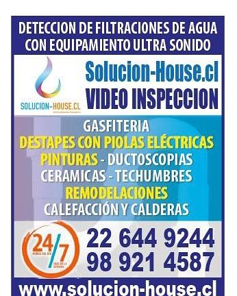 Fotografía 2 de fugas de agua , deteccion de fugas , ductoscopias , video inspeccion , termografias , calderas en LAS CONDES, Metropolitana