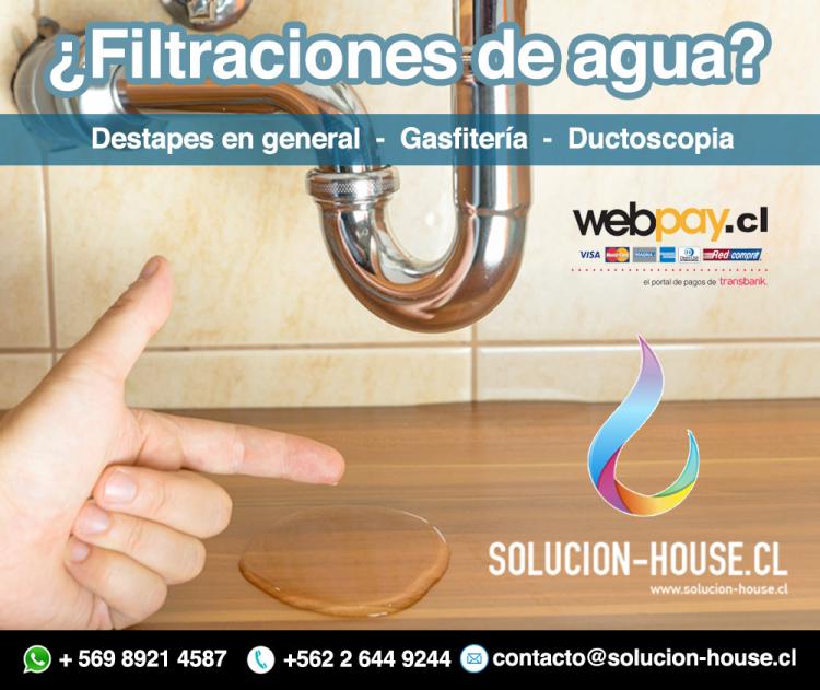 Fotografía 5 de fugas de agua , deteccion de fugas , ductoscopias , video inspeccion , termografias , calderas en COLINA, Metropolitana