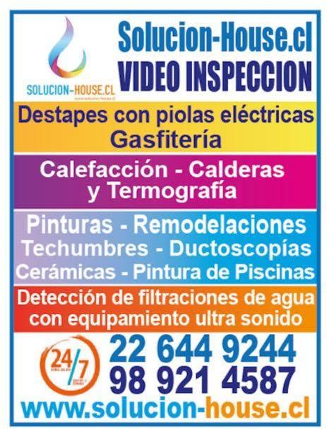 Fotografía 4 de fugas de agua , deteccion de fugas , ductoscopias , video inspeccion , termografias , calderas en PROVIDENCIA, Metropolitana