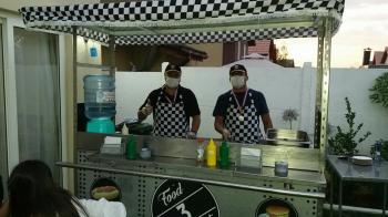 Carrito de comidas para eventos