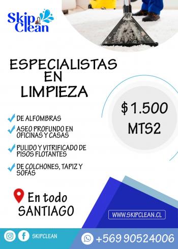 ¡LIMPIEZA DE ALFOMBRA A DOMICIILIO!