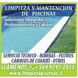 PISCINAS  LIMPIEZAS  Y  MANTENCION