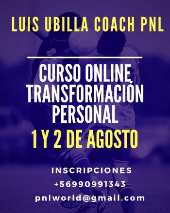 CURSO  ONLINE TRANSFORMACIÓN PERSONAL