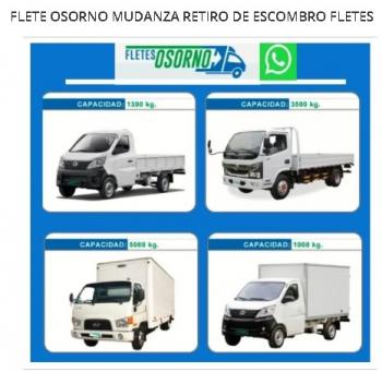 Fletes osorno camiones mudanzas TRASNPORTE EN GENERAL
