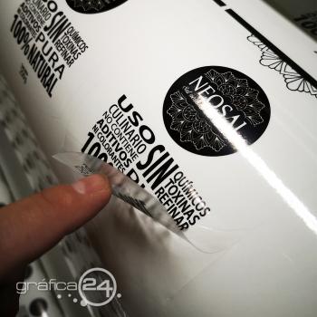 Fotografía 2 de Personaliza tus envases para delivery y envíos con Etiquetas Autoadhesivas
