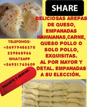 VENTA DE AREPAS Y EMPANADAS DELICIOSAS
