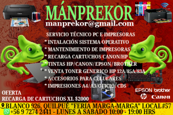 SERVICIO TÉCNICO PC E IMPRESORAS