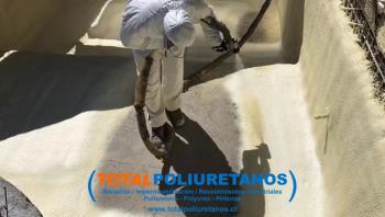 Aislación Térmica Poliuretano Proyectado.