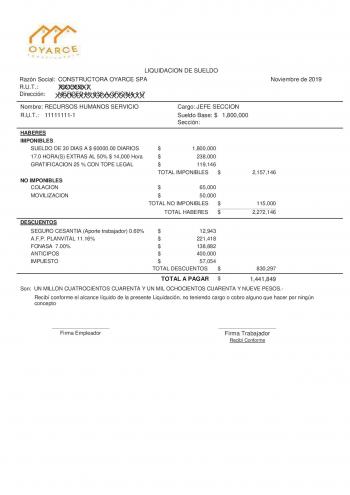 Fotografía 2 de REMUNERACIONES IMPOSICIONES CERTIFICADOS F-3 F30-1 PREVIRED
