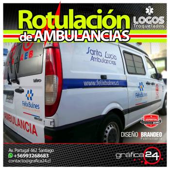 Fotografía 7 de Rotulacion Grafica de Ambulancias