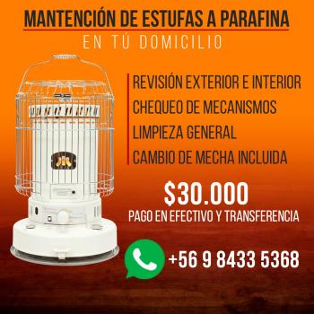 Mantención de Estufas a Parafina