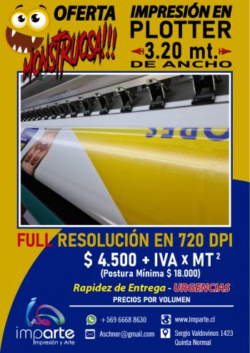LETREROS - GIGANTOGRAFÍAS - IMPRESIÓN EN TELA PVC