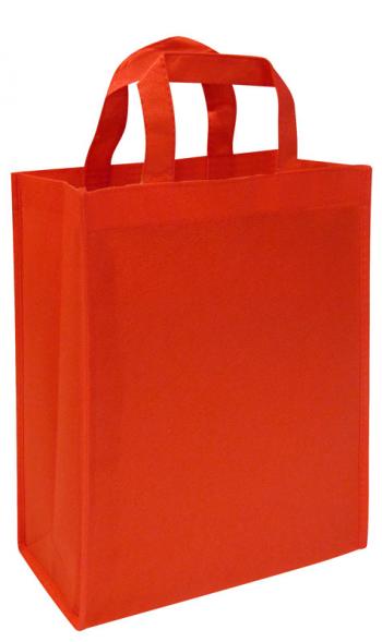 Bolsa reutilizable de tela no tejida (TNT) Tamaño: 25 x 30 x 8 cm.