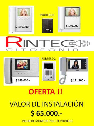 Instalación de citofonia, cctv y control de acceso